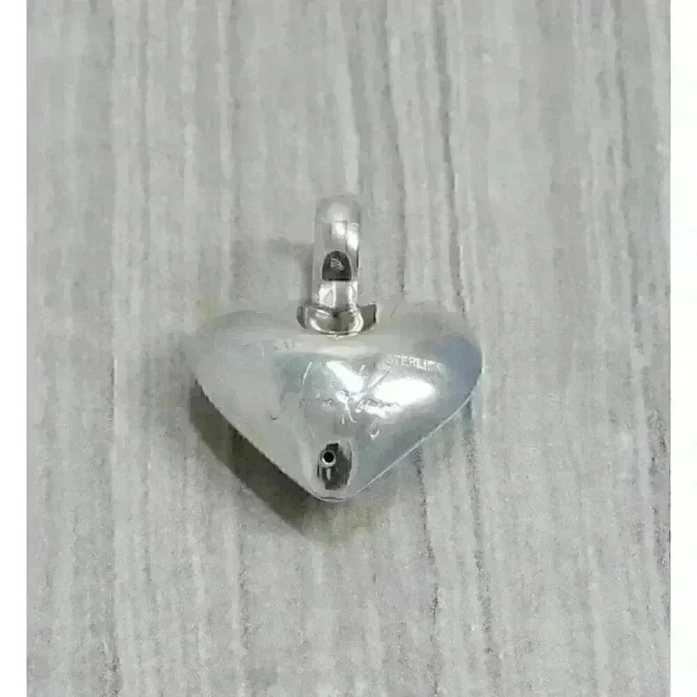 Kalibre Sterling Silver Puffed Heart Pendant